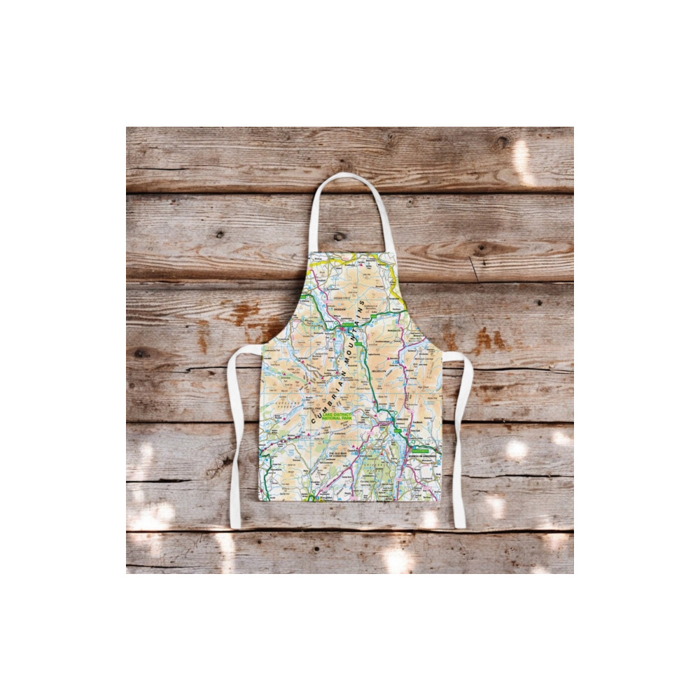 Produktbild för OS Map Kids Apron - Lake District National Park