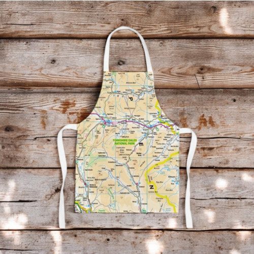 The Sugar Shed OS Map Kids Apron - Yorkshire Dales National Park