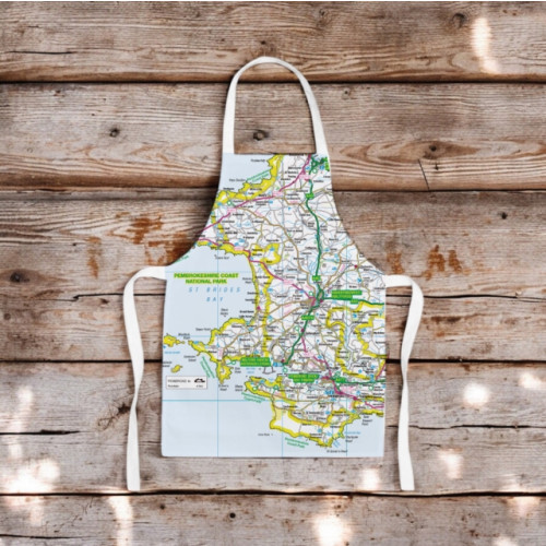 The Sugar Shed OS Map Kids Apron - Pembrokeshire Coast National Park