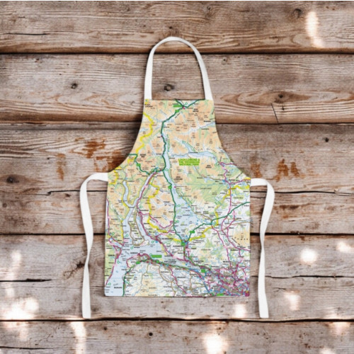 The Sugar Shed OS Map Kids Apron - Loch Lomond and The Trossachs National Park