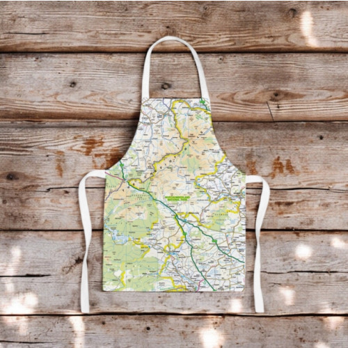 The Sugar Shed OS Map Kids Apron - Northumberland National Park
