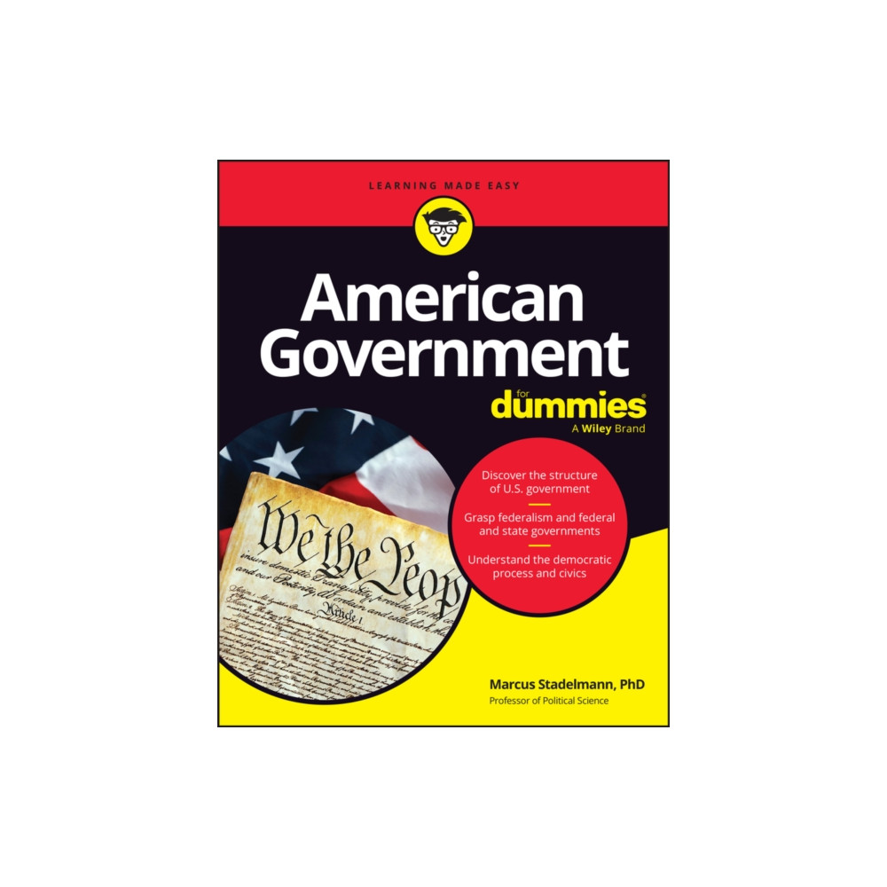 Produktbild för American Government For Dummies (häftad, eng)