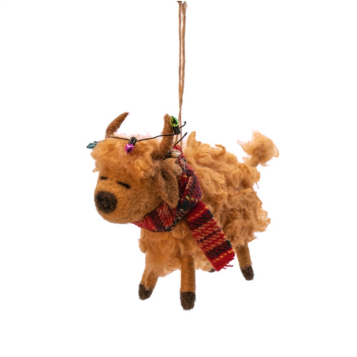SASS & BELLE Highland Cow Felt Decoration
