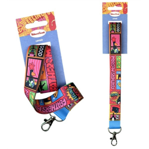 Pawprint Family Feathers McGraw Lanyard