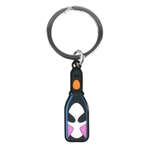Pawprint Family Feathers Bottle Keyring