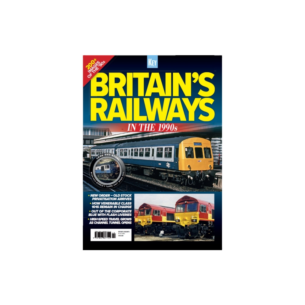 Produktbild för Britain's Railways in the 1990s (häftad, eng)