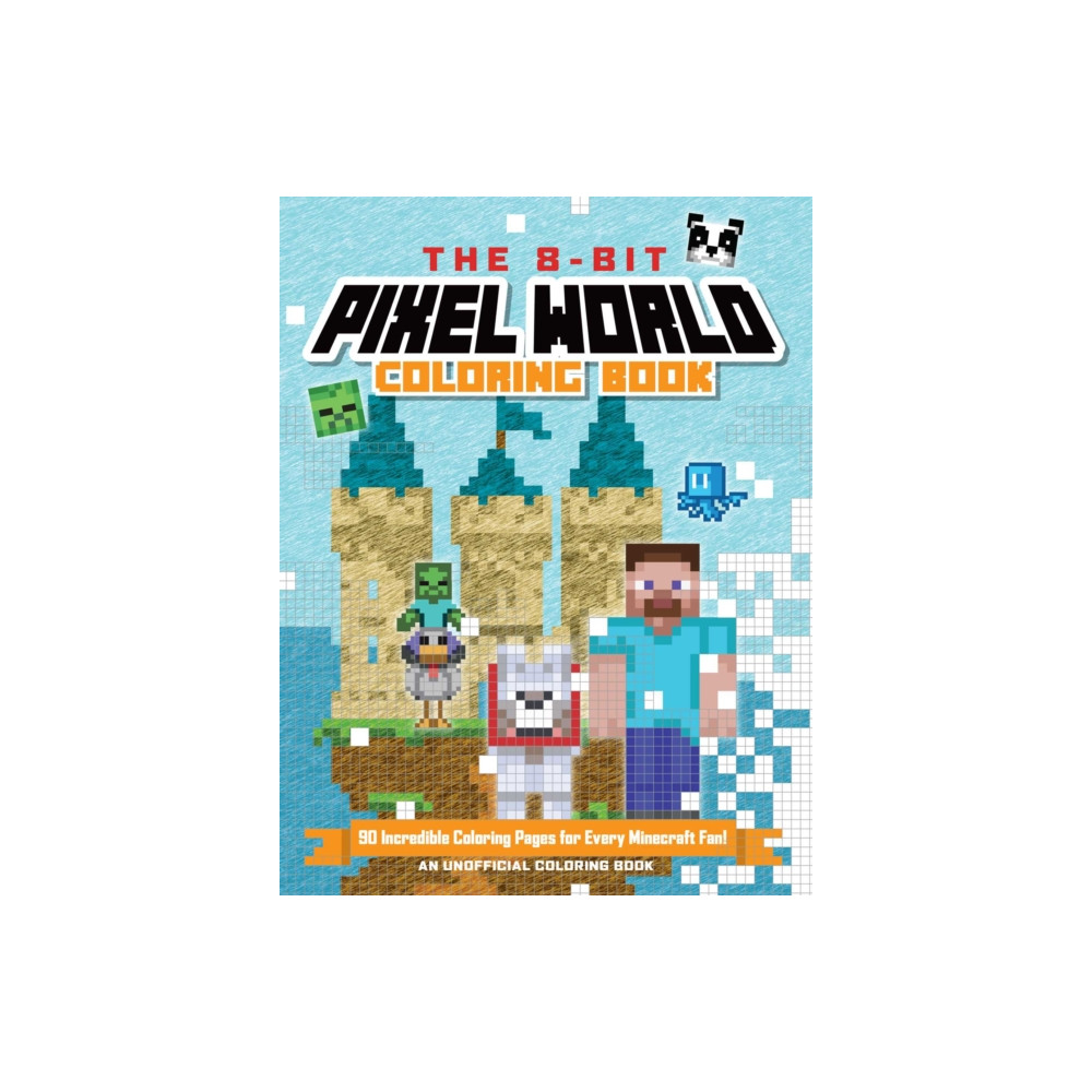 Produktbild för The 8-Bit Pixel World Coloring Book (häftad, eng)