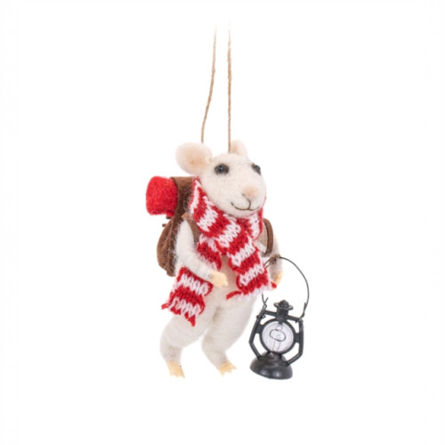 SASS & BELLE Camping Mouse Felt Decoration
