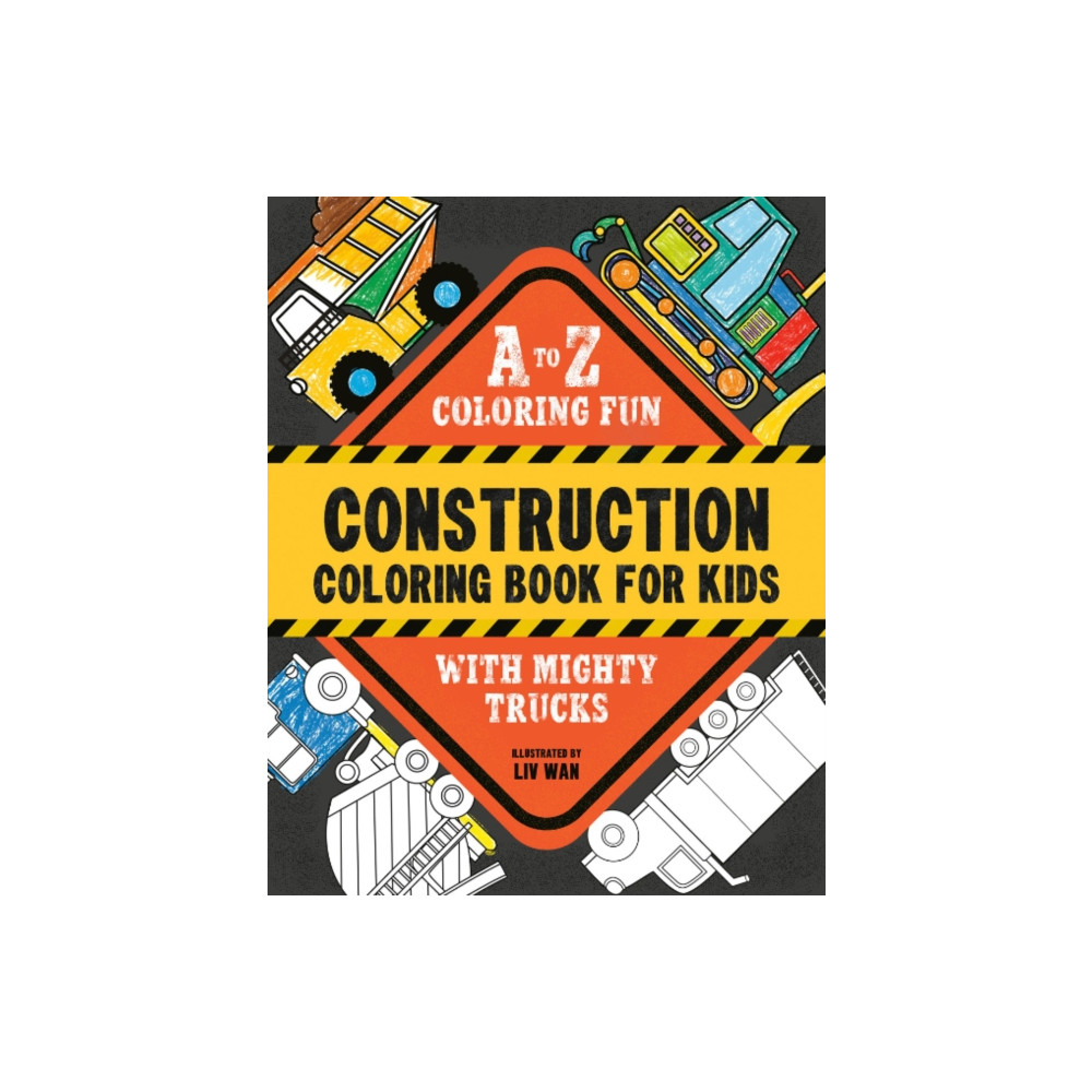 Produktbild för Construction Coloring Book for Kids (häftad, eng)