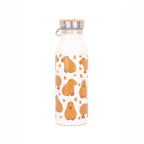 SASS & BELLE Capybara Metal Water Bottle