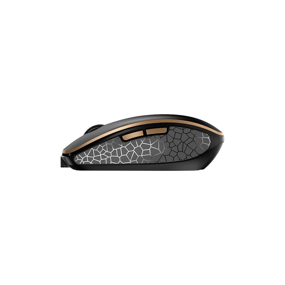 Produktbild för CHERRY DW 9100 SLIM - sats med tangentbord och mus - QWERTY - USA med eurosymbol - svart/brons Inmatningsenhet