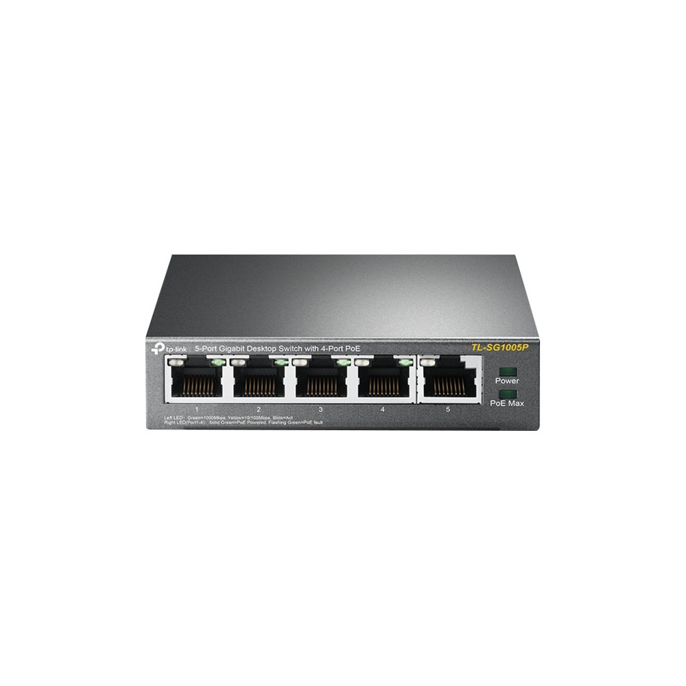 Produktbild för TP-Link TL-SG1005P - switch - 5 portar - ohanterad