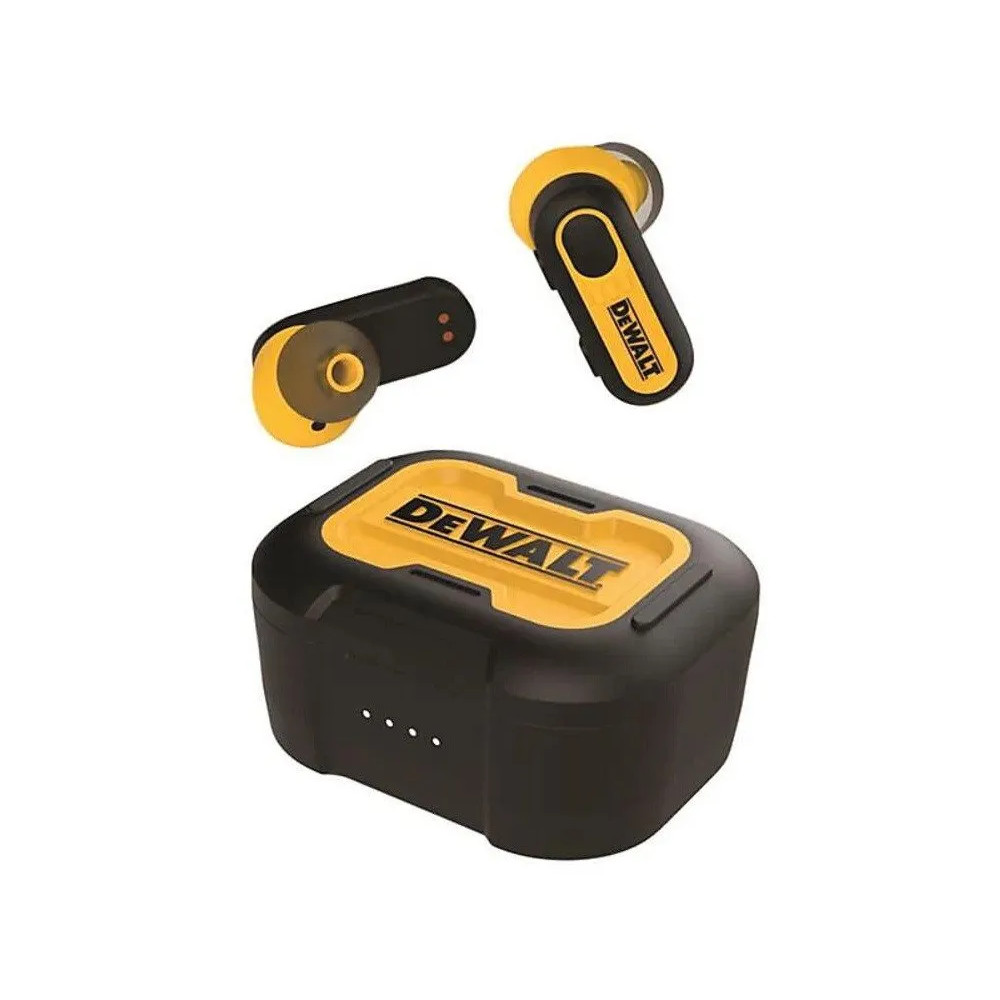 Produktbild för DeWalt Jobsite Pro-X1 trådlösa in-ear hörlurar med laddnings...