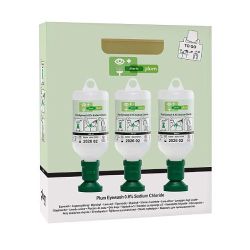 Plum Wound and Eyewash PLUM SodChl 3x500ml