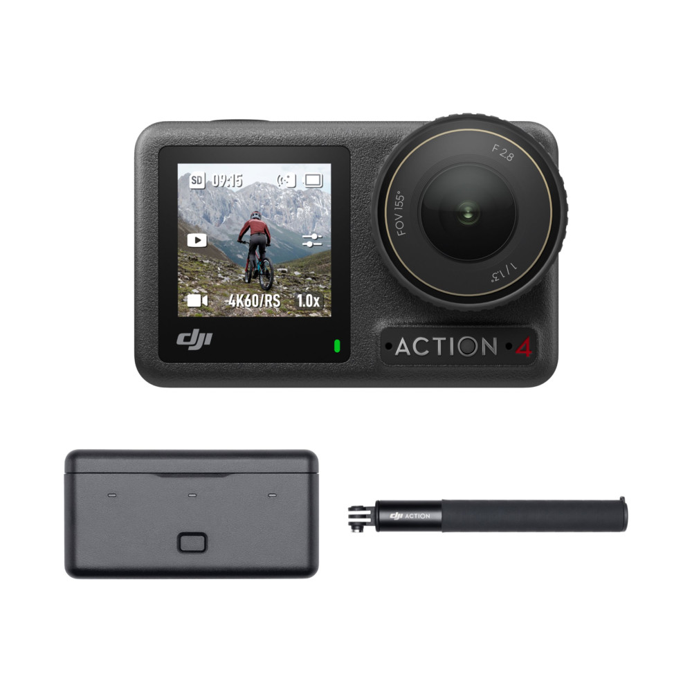 Produktbild för DJI Osmo Action 4 - Adventure Combo - aktionkamera