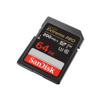 Produktbild för SanDisk Extreme PRO - flash-minneskort - 64 GB - SDXC UHS-I