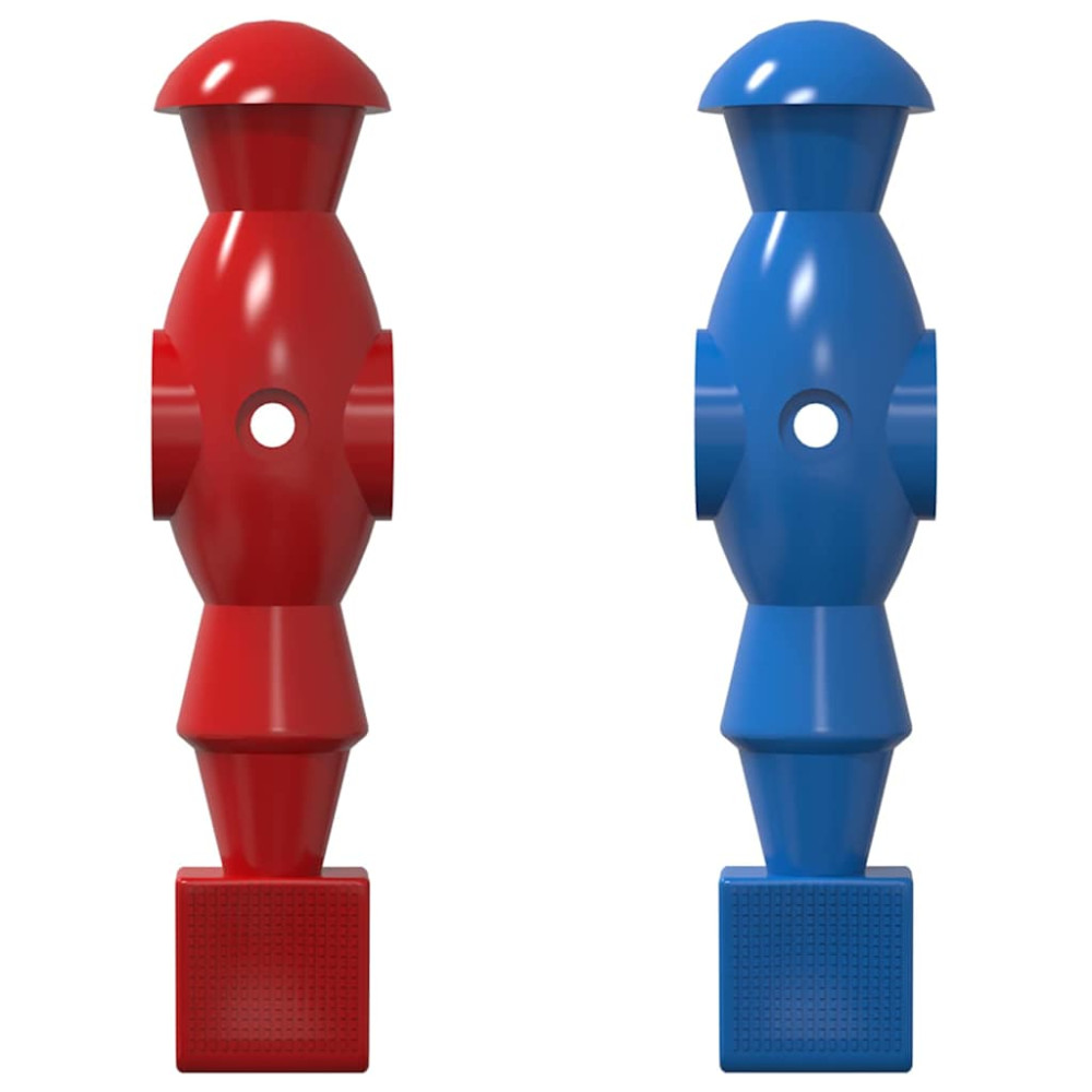 Produktbild för Fotbollstabellspelare 22 pcs Blå och Röd 2,4 x 2,1 x 9,7 cm PP