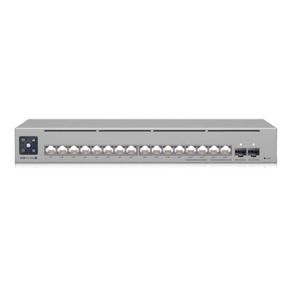 Produktbild för Ubiquiti UniFi Switch Pro Max 16 PoE - switch - 16 portar - Administrerad - rackmonterbar