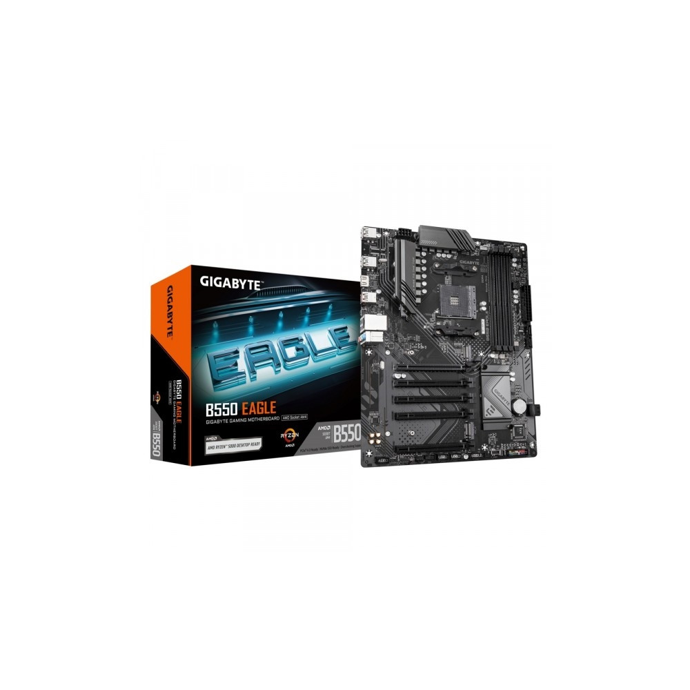 Produktbild för Gigabyte B550 EAGLE - moderkort - ATX - Socket AM4 - AMD B550