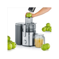 Produktbild för SEVERIN ES 3570 - råsaftcentrifug - rostfritt stål/svart