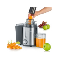 Produktbild för SEVERIN ES 3570 - råsaftcentrifug - rostfritt stål/svart