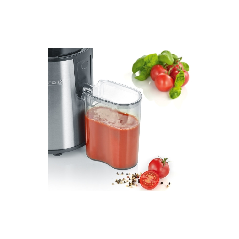 Produktbild för SEVERIN ES 3570 - råsaftcentrifug - rostfritt stål/svart