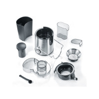 Produktbild för SEVERIN ES 3570 - råsaftcentrifug - rostfritt stål/svart