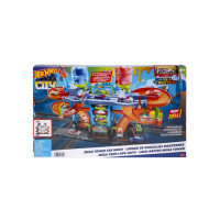 Produktbild för Hot Wheels City Mega-biltvätt med 1 Color Shifters-bil, leks...