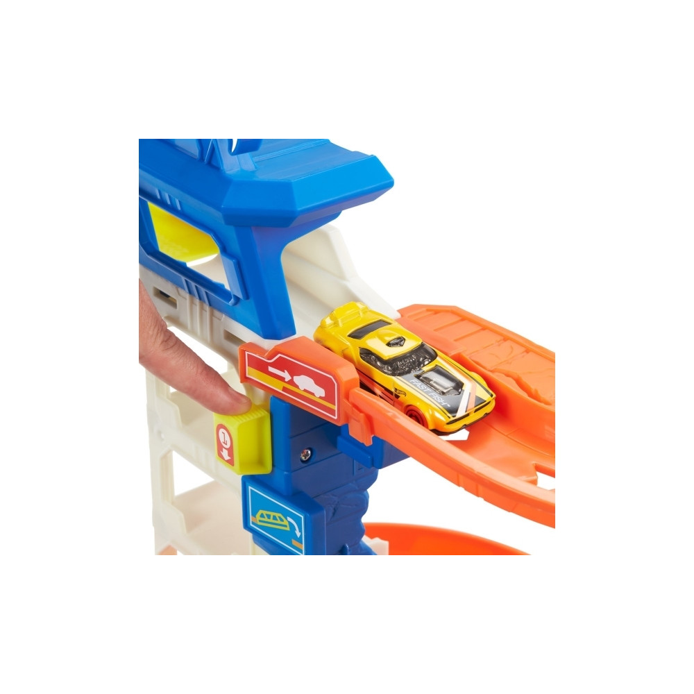Produktbild för Hot Wheels City Mega-biltvätt med 1 Color Shifters-bil, leks...