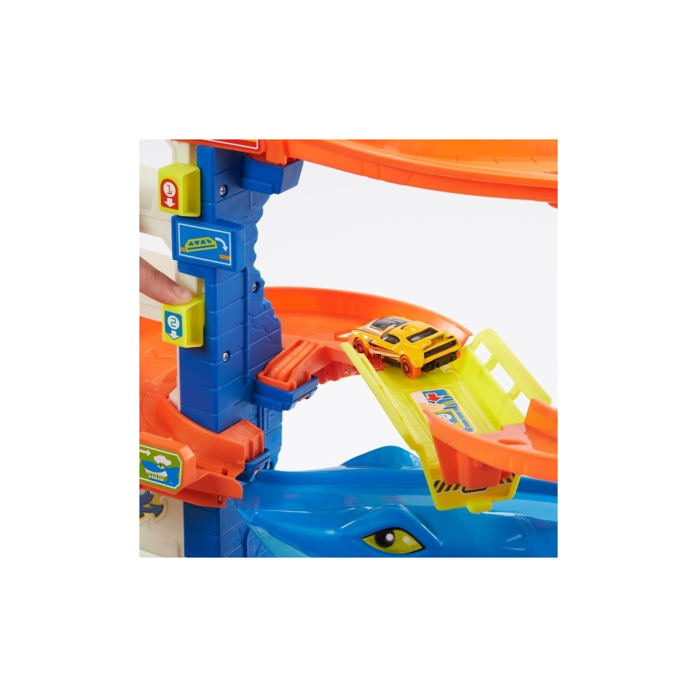 Produktbild för Hot Wheels City Mega-biltvätt med 1 Color Shifters-bil, leks...
