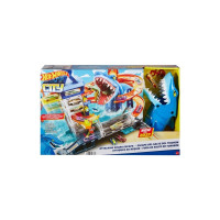 Produktbild för Hot Wheels City Mega-biltvätt med 1 Color Shifters-bil, leks...