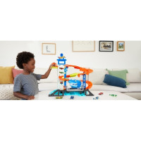 Produktbild för Hot Wheels City Mega-biltvätt med 1 Color Shifters-bil, leks...
