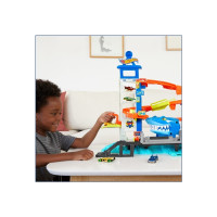 Produktbild för Hot Wheels City Mega-biltvätt med 1 Color Shifters-bil, leks...