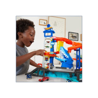 Produktbild för Hot Wheels City Mega-biltvätt med 1 Color Shifters-bil, leks...