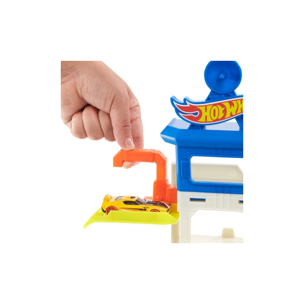 Produktbild för Hot Wheels City Mega-biltvätt med 1 Color Shifters-bil, leks...