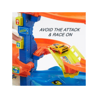 Produktbild för Hot Wheels City Mega-biltvätt med 1 Color Shifters-bil, leks...