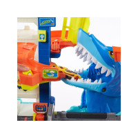 Produktbild för Hot Wheels City Mega-biltvätt med 1 Color Shifters-bil, leks...