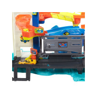 Produktbild för Hot Wheels City Mega-biltvätt med 1 Color Shifters-bil, leks...
