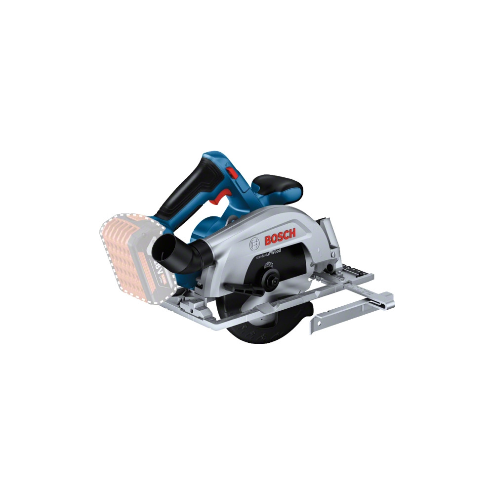 Produktbild för Bosch GKS 18V-57-2 Professional - cirkelsåg - sladdlös - 165 mm - inget batteri