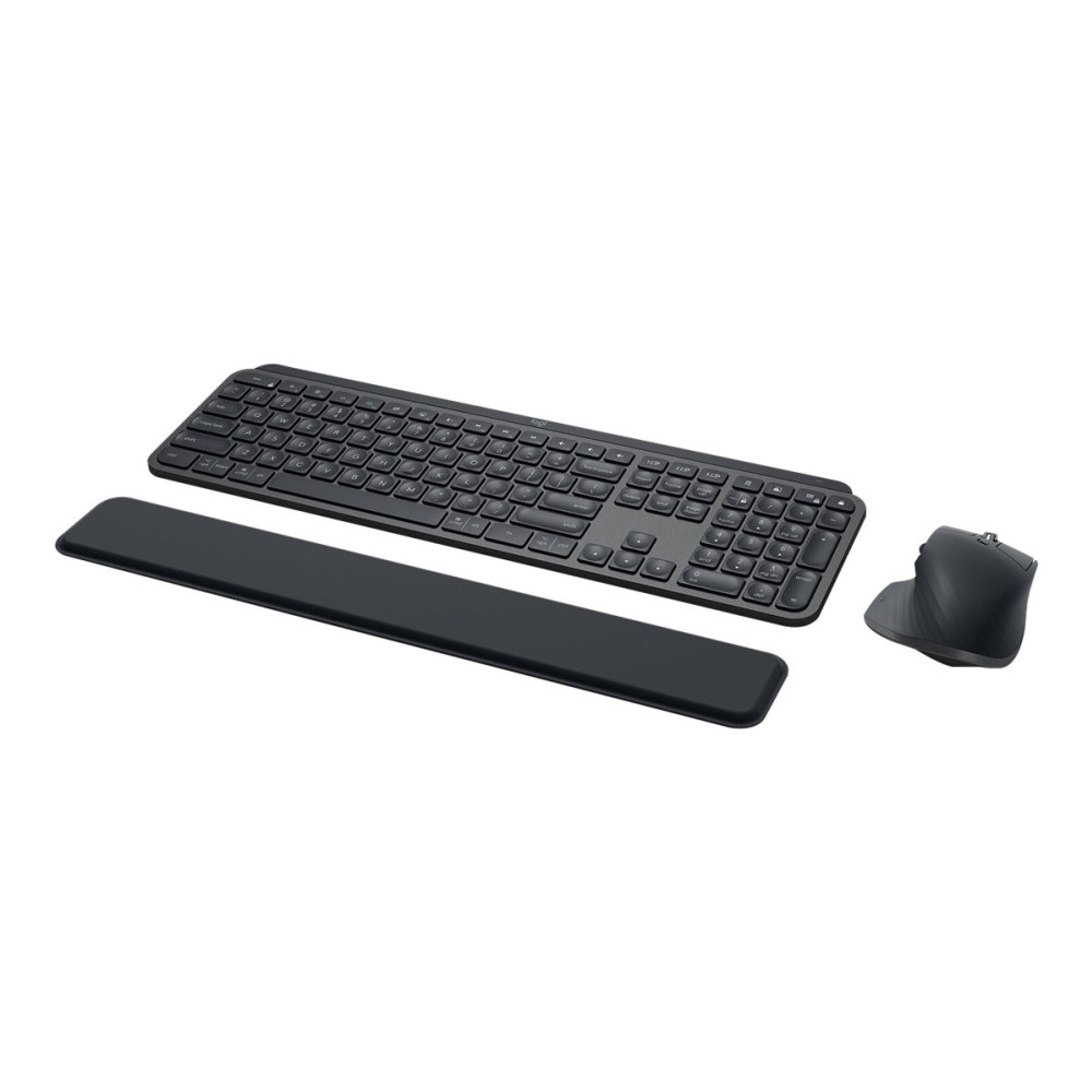 Produktbild för Logitech MX Keys Combo for Business - sats med tangentbord och mus - QWERTY - brittisk - grafit Inmatningsenhet