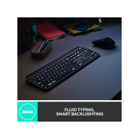 Produktbild för Logitech MX Keys Combo for Business - sats med tangentbord och mus - QWERTY - brittisk - grafit Inmatningsenhet