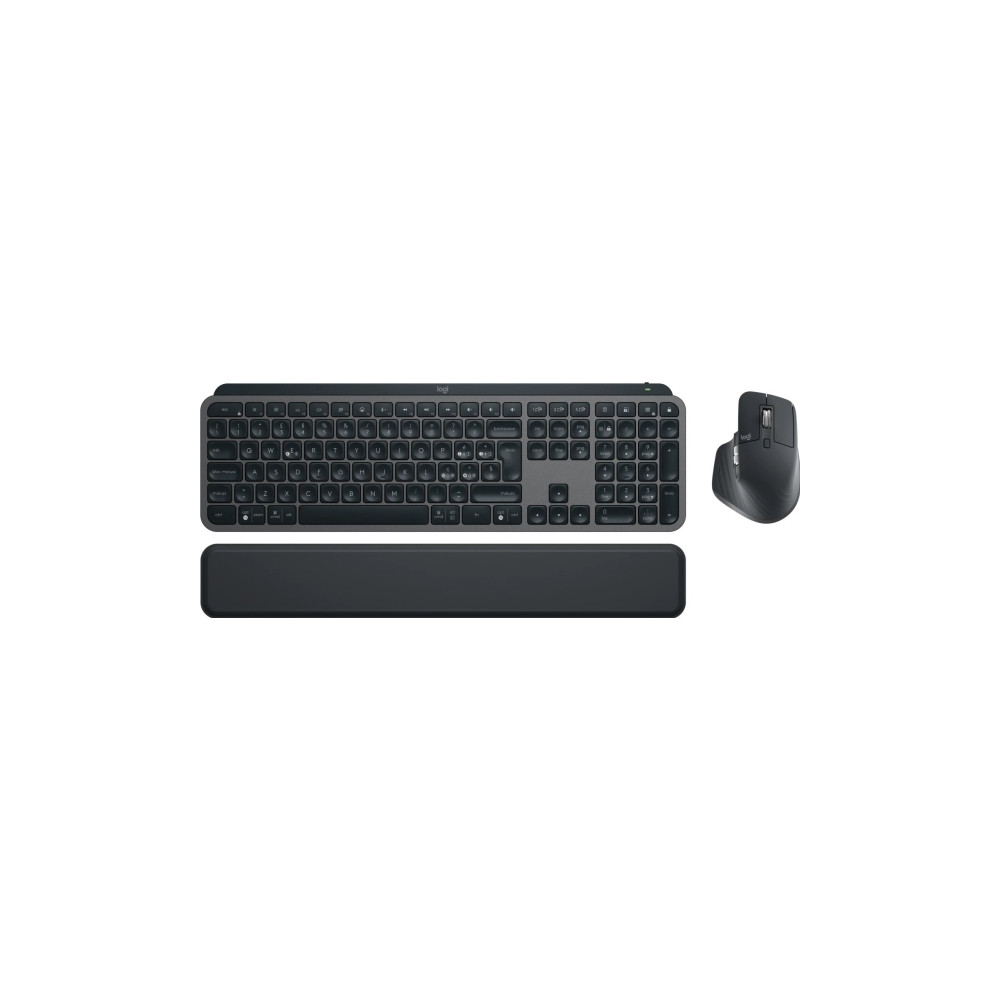 Produktbild för Logitech MX Keys Combo for Business - sats med tangentbord och mus - QWERTY - brittisk - grafit Inmatningsenhet