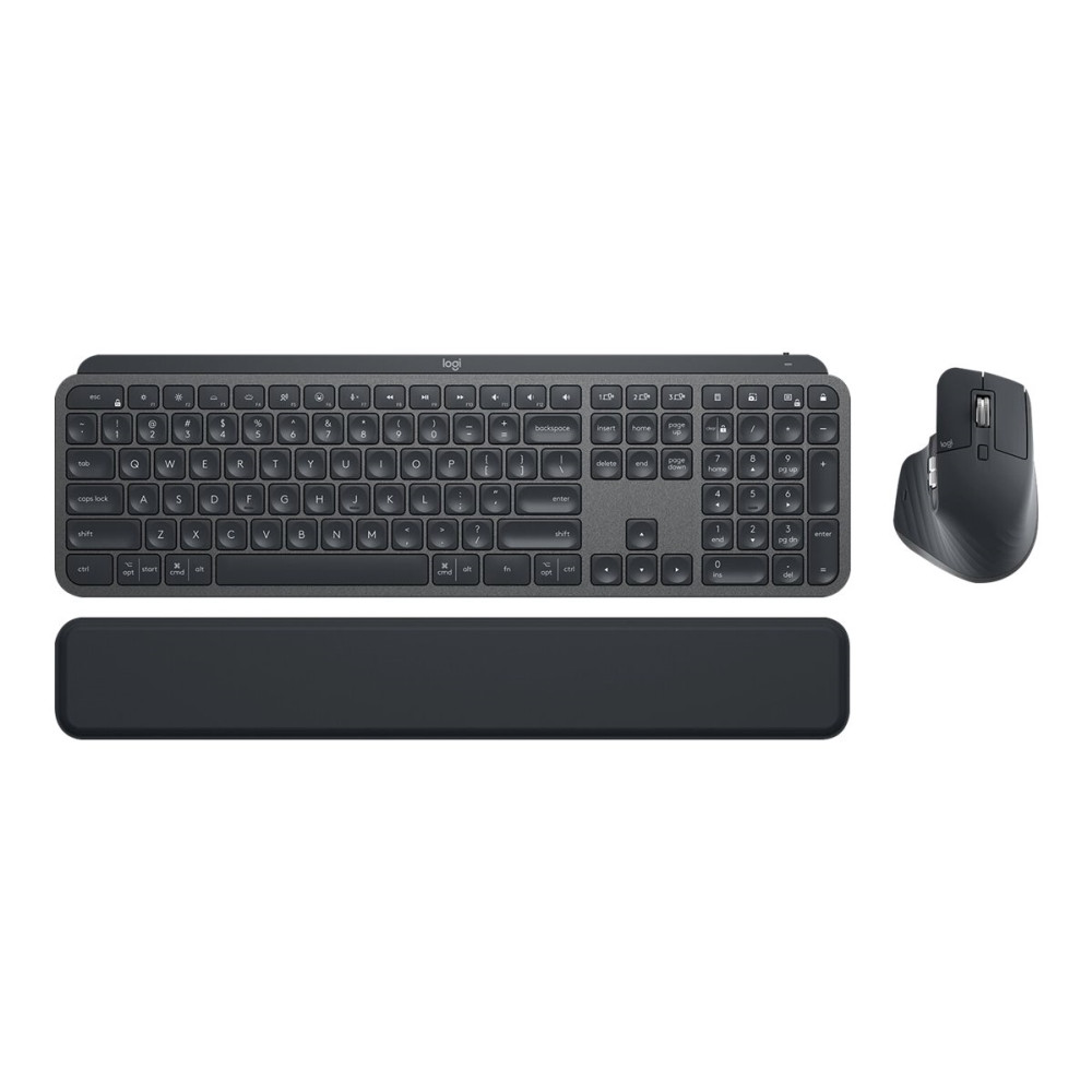 Produktbild för Logitech MX Keys Combo for Business - sats med tangentbord och mus - QWERTY - brittisk - grafit Inmatningsenhet