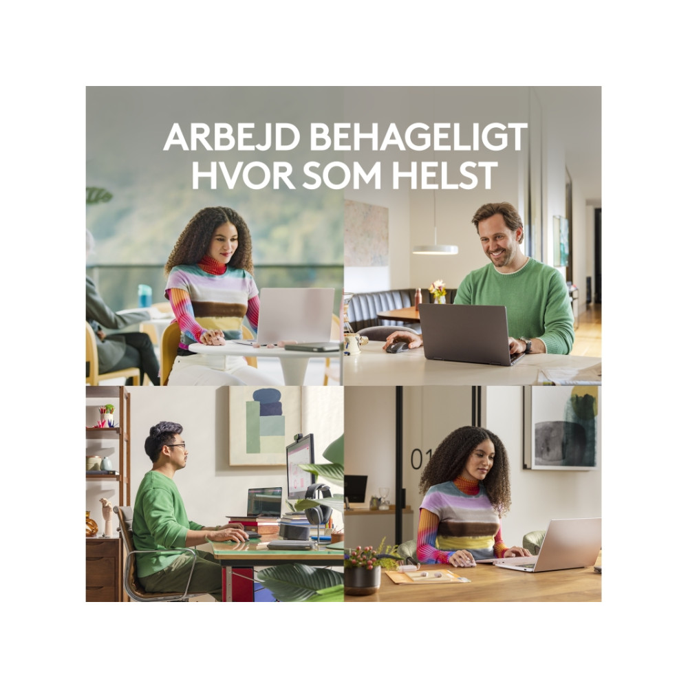 Produktbild för Logitech MX Anywhere 3S - mus - Bluetooth - rosa
