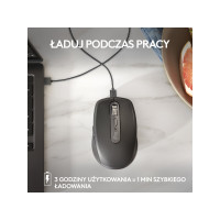 Produktbild för Logitech MX Anywhere 3S - mus - Bluetooth - rosa