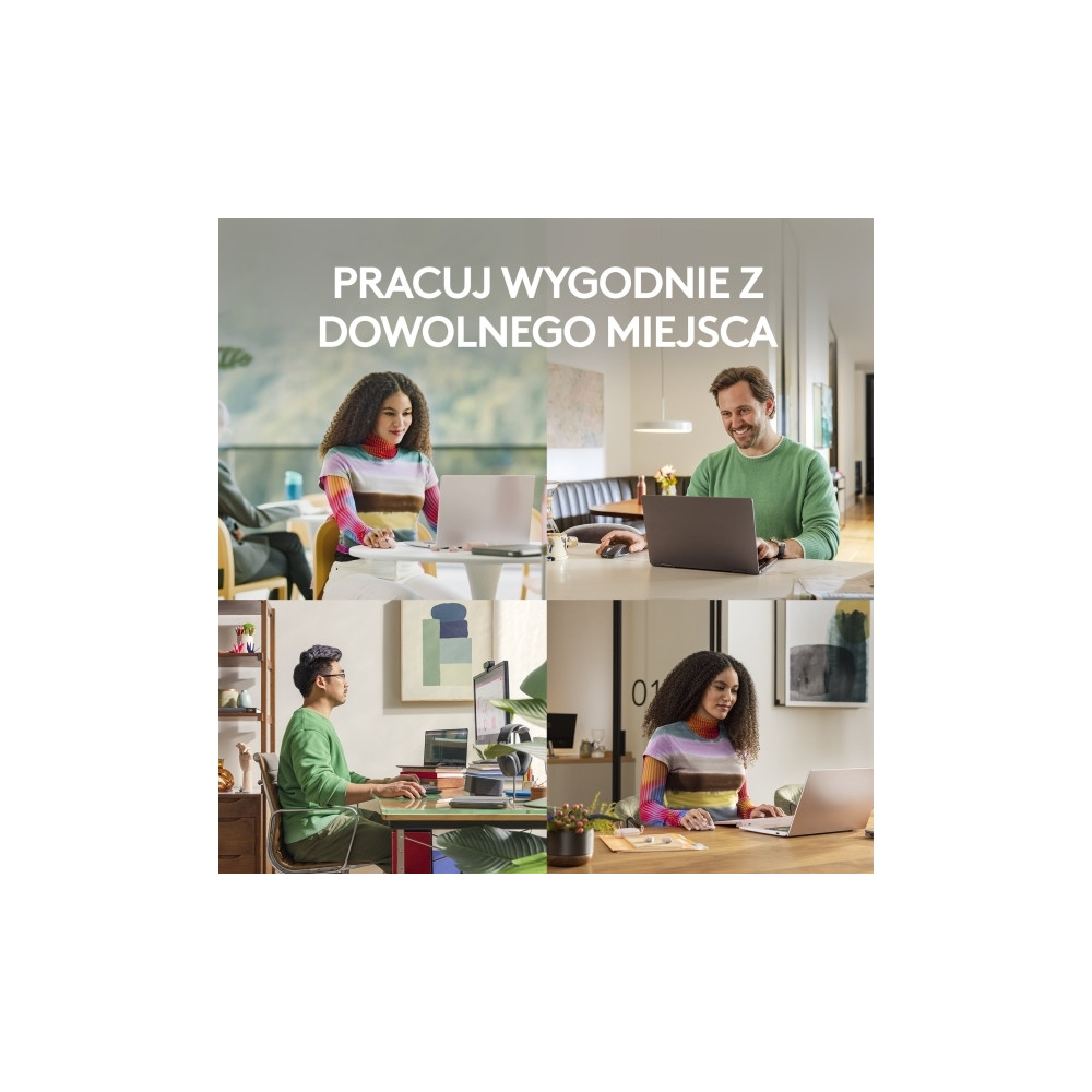 Produktbild för Logitech MX Anywhere 3S - mus - Bluetooth - rosa
