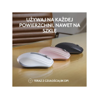 Produktbild för Logitech MX Anywhere 3S - mus - Bluetooth - rosa