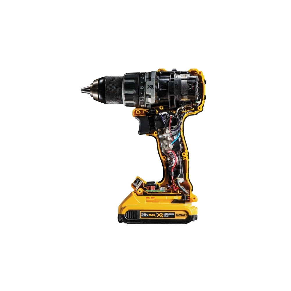 Produktbild för DeWALT DCD791D2-QW borr/drivare - sladdlös - 2 hastigheter - 2 batterier