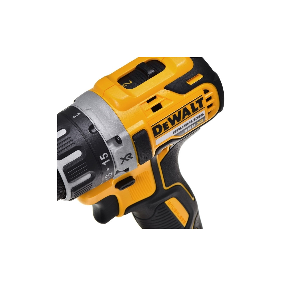 Produktbild för DeWALT DCD791D2-QW borr/drivare - sladdlös - 2 hastigheter - 2 batterier