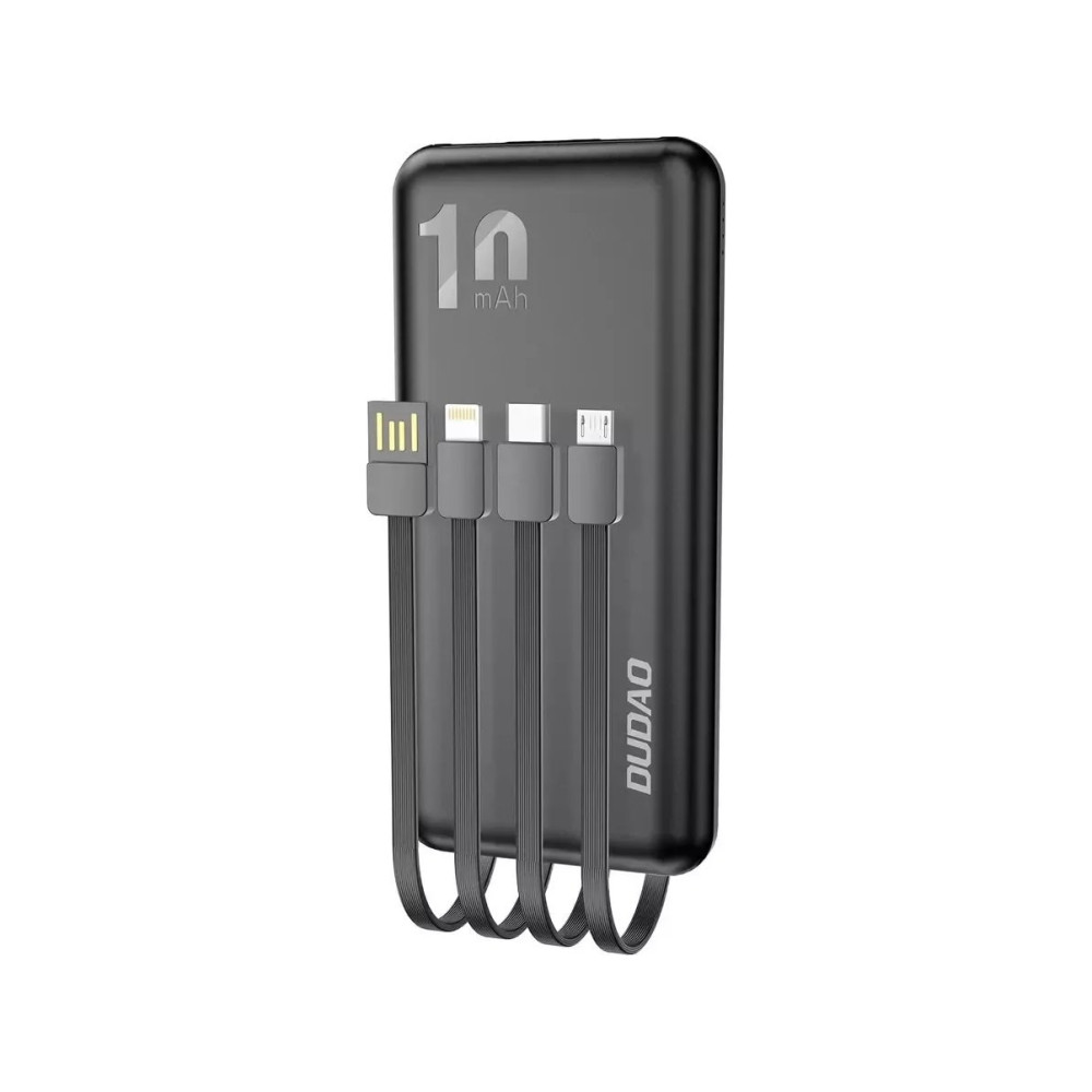 Produktbild för Dudao K6Pro Universal 10000mAh Power Bank för USB-kabel, USB...